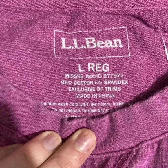 L.L. Bean crew neck size large regular - Picture 2 of 6